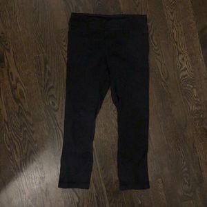 Lululemon Run Inspire Crop Sz 4 all black